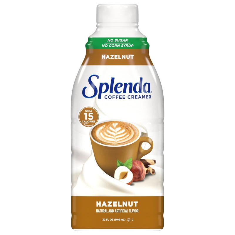 SPLENDA Sugar Free Hazelnut Coffee Creamer, 32 Fl Oz. - Image 1