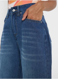 Ginger Mid Rise Straight Fit Jeans  - Image 4