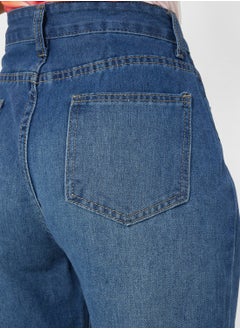 Ginger Mid Rise Straight Fit Jeans  - Image 5