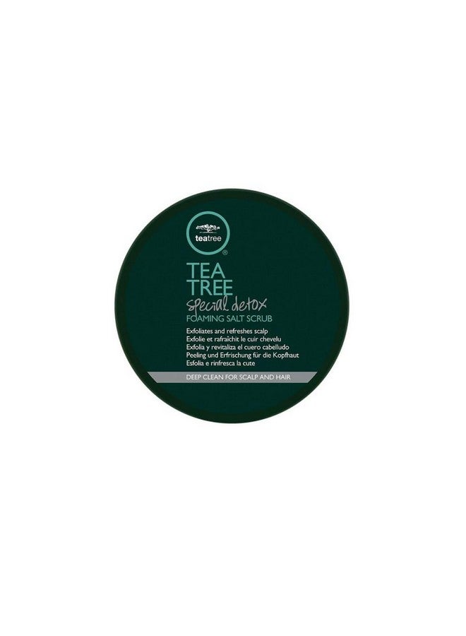 Tea Tree Special Detox Foaming Salt Scrub, Exfoliates, Refreshes Scalp, For All Hair Types, 6.5 oz. - Image 1