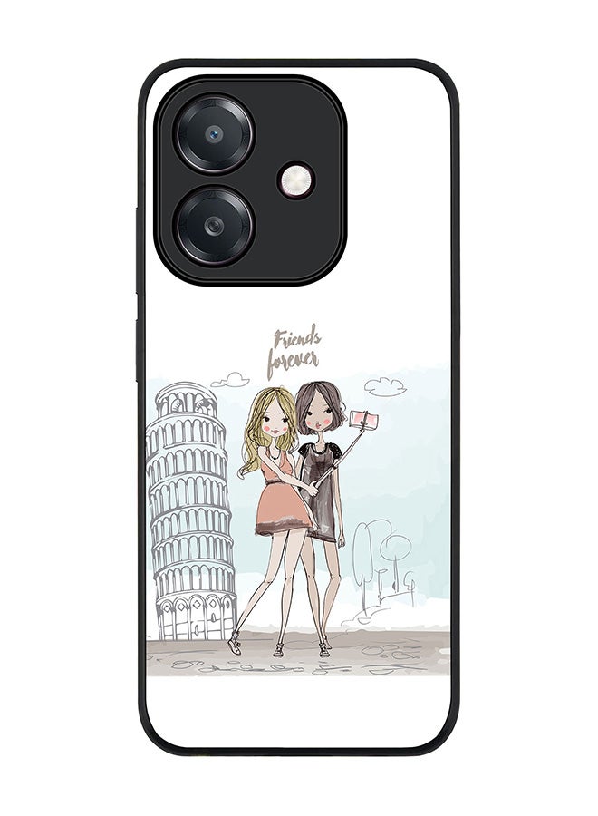 Stylizedd For Oppo A3x 4G / A3 4G Case,Slim fit Camera Protection, Shockproof Thin Phone cover - Friends Forever - Image 1