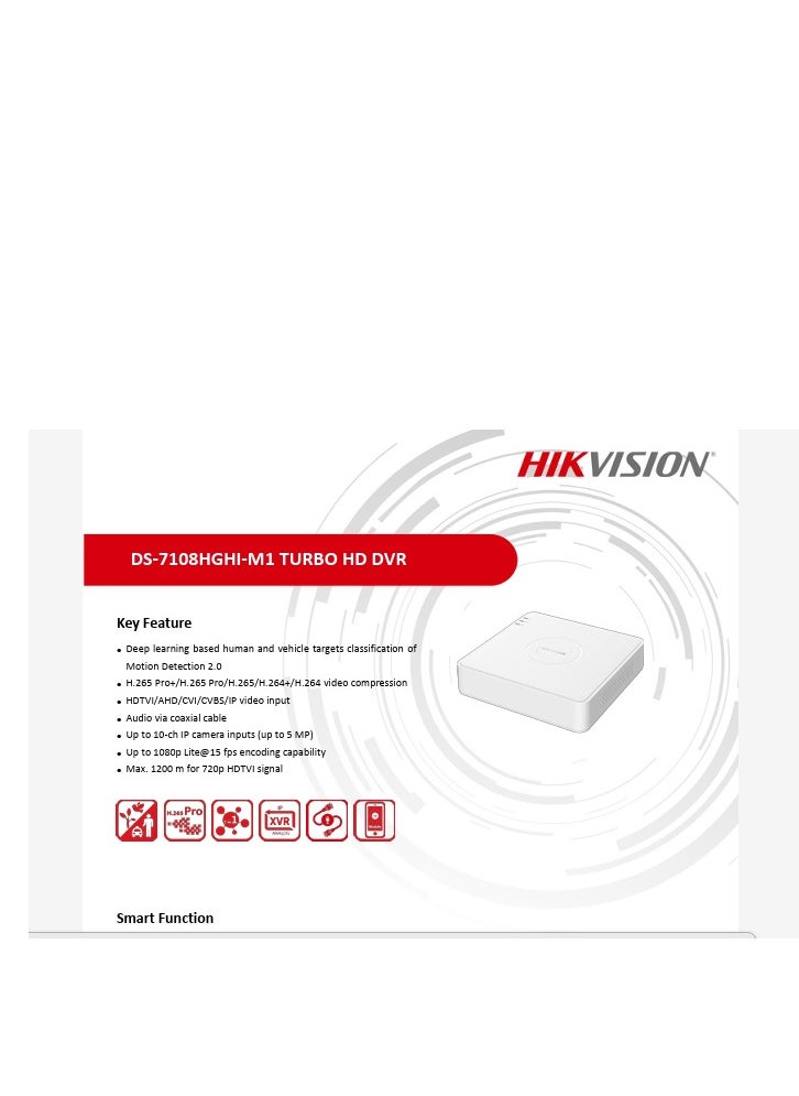هيك فيجن DVRمن هيكفيجن DS-7108HGHI-M1  - Image 2