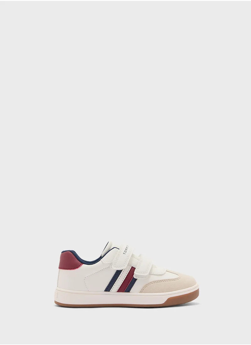 تومي هيلفيغر Youth Low Top Velcro Sneakers