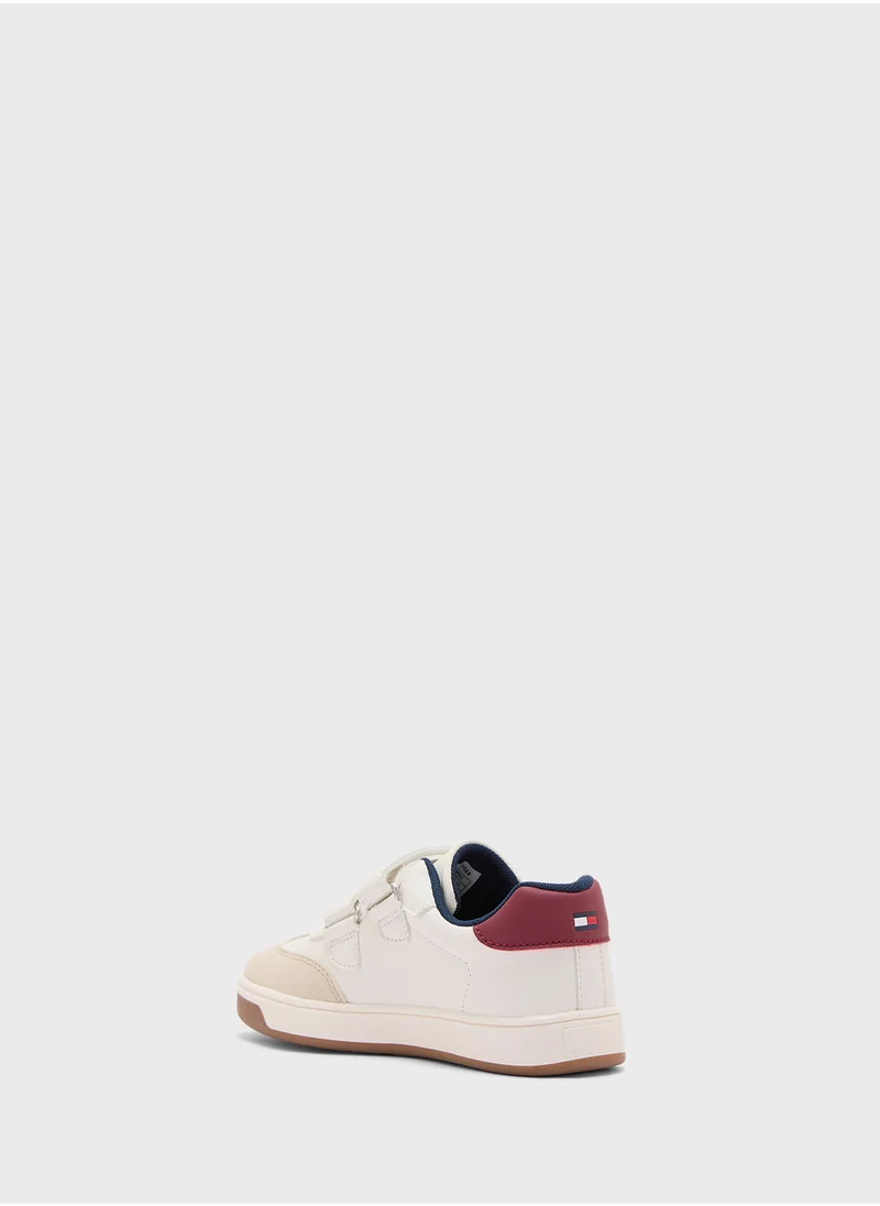 تومي هيلفيغر Youth Low Top Velcro Sneakers