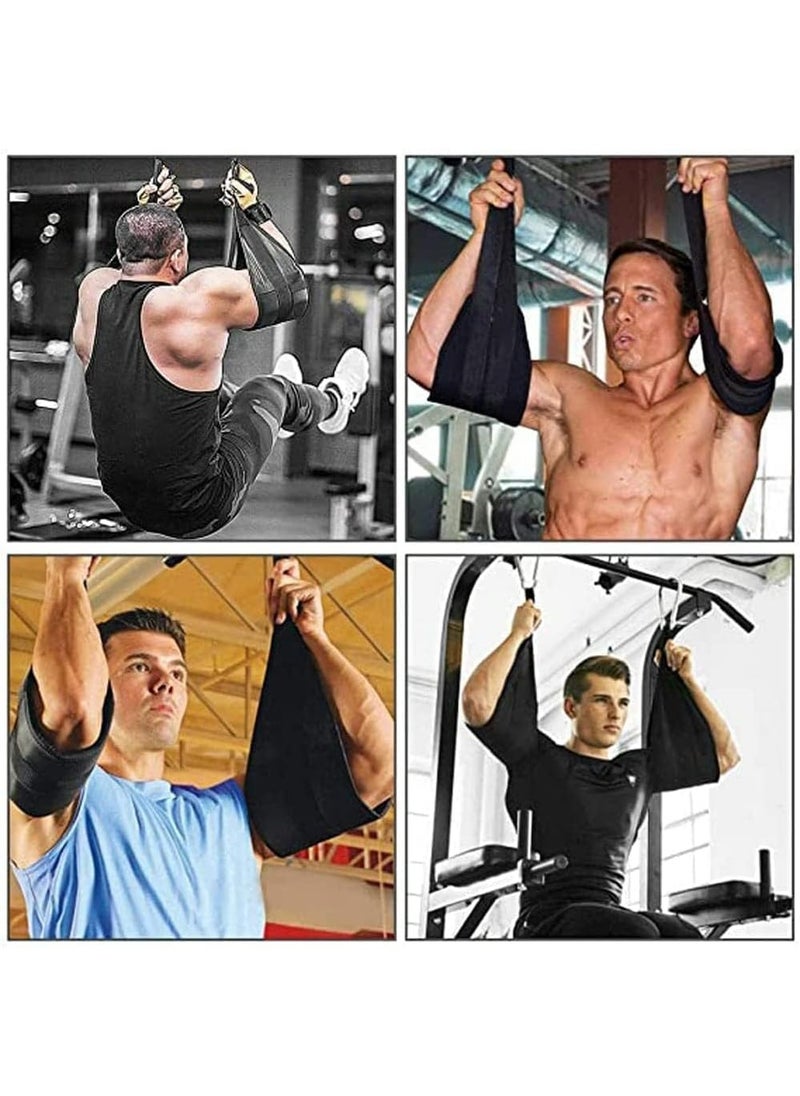 Generic Fitness Hanging Ab Straps for Abdominal Muscle Building Core Strength Training, Padded Pull Up Straps for Abdominal Workout, Arm Support Equipment for Men and Women  - Image 5