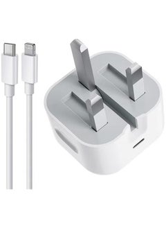 iPhone 20W PD 3.0 USB C Wall Charger Plug with 1M iPhone Fast Charging Cable USB C Fast Charger Charger Cable and Plug, iPhone Fast Charger  Compatible with Phone 14 13 12 11 Pro Max Mini X XR Xs 8