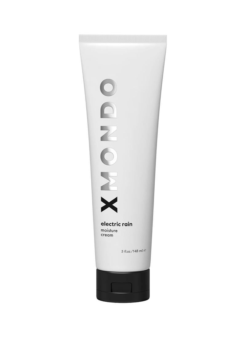 XMONDO XMONDO Hair Electric Rain Moisture Cream | Vegan Formula with Argan Oil, Baobab Protein, Blueberry & Apple Extracts, Vitamins C, A, B2, and E to Hydrate, Rebuild, and Protect Your Hair, 5 Fl Oz 1-Pack  - Image 1