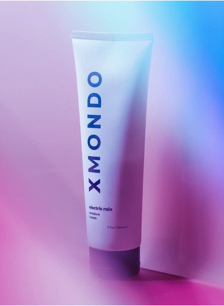 XMONDO XMONDO Hair Electric Rain Moisture Cream | Vegan Formula with Argan Oil, Baobab Protein, Blueberry & Apple Extracts, Vitamins C, A, B2, and E to Hydrate, Rebuild, and Protect Your Hair, 5 Fl Oz 1-Pack  - Image 2