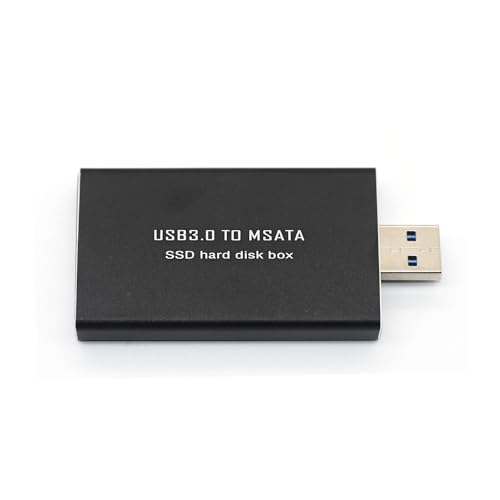 Mustpoint SSD mSATA to USB 3.0 Enclosure Hard Drive Box Portable Memory Drive - Image 1
