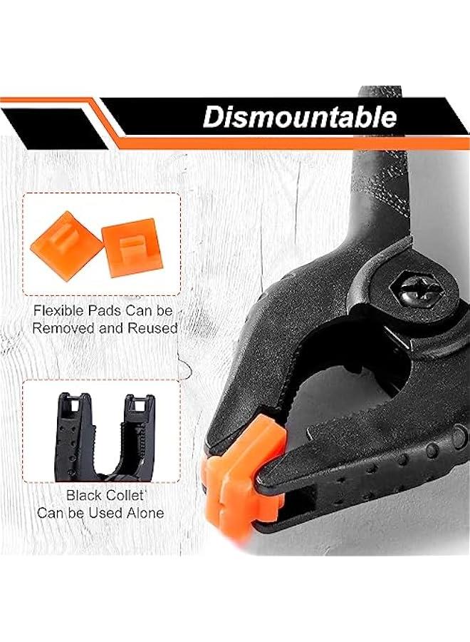 Spring Clamps 12 Pack, 3.5 inch Spring Clips for Crafts  Professional Backdrop Clips, Heavy Duty Plastic Clamps for Woodworking - Image 5