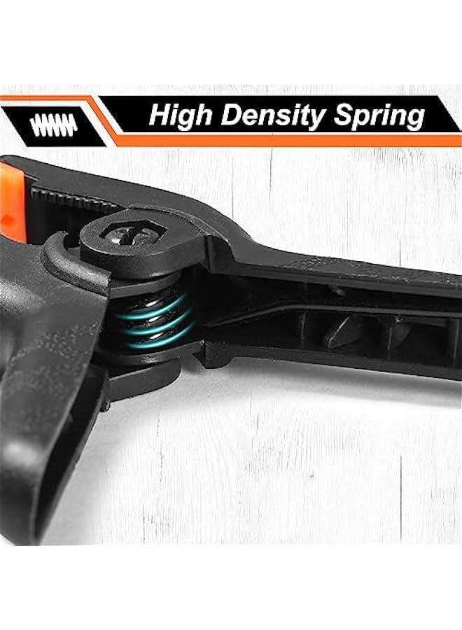 Spring Clamps 12 Pack, 3.5 inch Spring Clips for Crafts  Professional Backdrop Clips, Heavy Duty Plastic Clamps for Woodworking - Image 3
