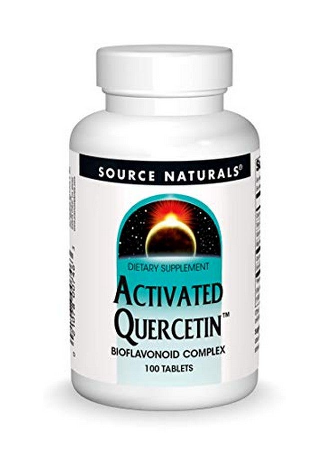 Source Naturals Activated Quercetin Plantderived Bioflavonoid Complex Seasonal & Immune Defense 100 Vegetarian Friendlytablets - Image 1