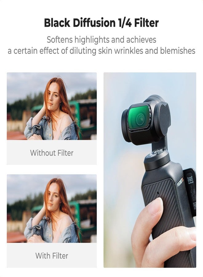 كيه آند إف كونسبت مجموعة فلاتر تأثيرات K&F Concept المكونة من 4 قطع لكاميرا DJI Osmo Pocket 3 - Image 3
