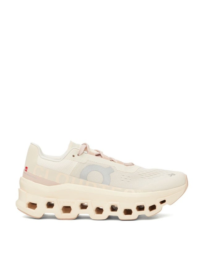 On Running Cloudmonster Women Sneaker - Gray/Pink - Image 1