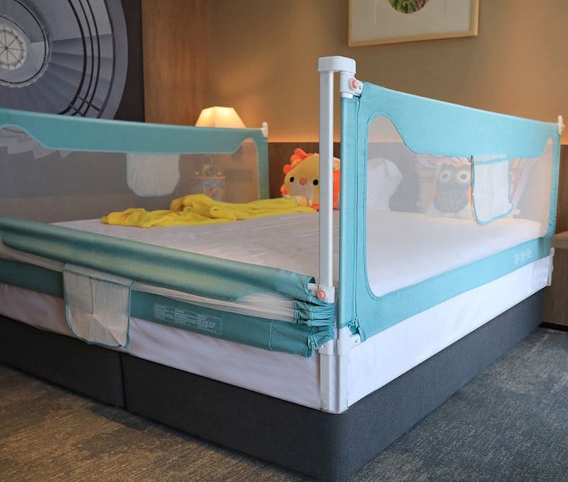 U/D Bed Rails for Toddlers/Kids - Extra Long and Tall Bed Rail for Twin, Full, Queen, King Size Mattress (71in(180cm))-1side - Image 1