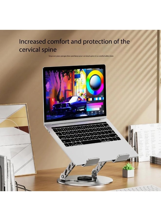 Laptop Stand up to 17.3 Inch with 360 Rotating Base