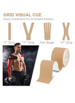 Sefudun SEFUDUN Muscle Tape Sports Therapy Tape Anti-Injury Muscle Tape 5CM*5CM  - Image 5