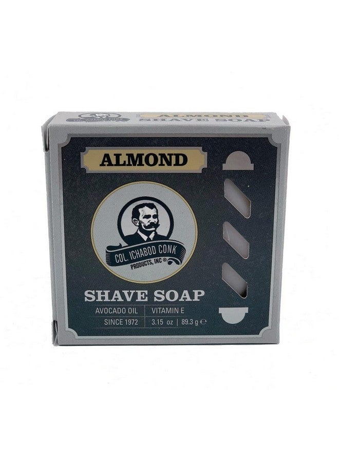 Colonel Conk Col. Conk Almond Shaving Soap 3.75 Ounce Large - Image 1
