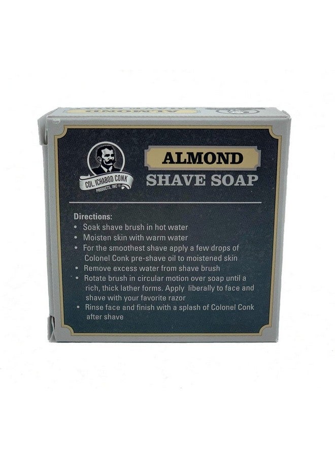 Colonel Conk Col. Conk Almond Shaving Soap 3.75 Ounce Large - Image 2