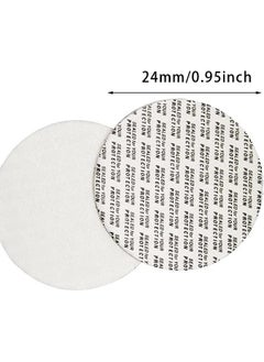 MLADEN 100Pcs Pressure Sensitive Foam Seal Tamper Resistant Seals Torque Activated Cap Seals Liners for Cosmetic Bottles Cases Jars Vials(24mm/0.95inch)  - Image 2