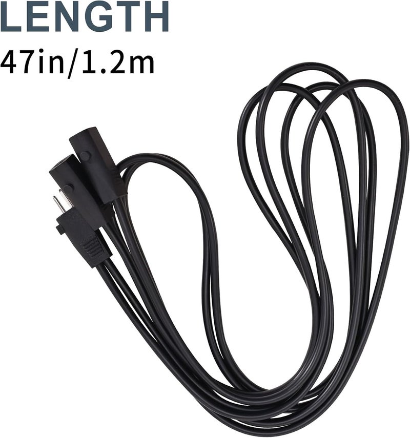 Fromann 2 Pin Y Splitter Power Cable Recliner 120cm Extension Lead Cable Cord Connecting 2 Motors to 1 Power Supply for Electric Recliner and Lift Chairs - Image 5