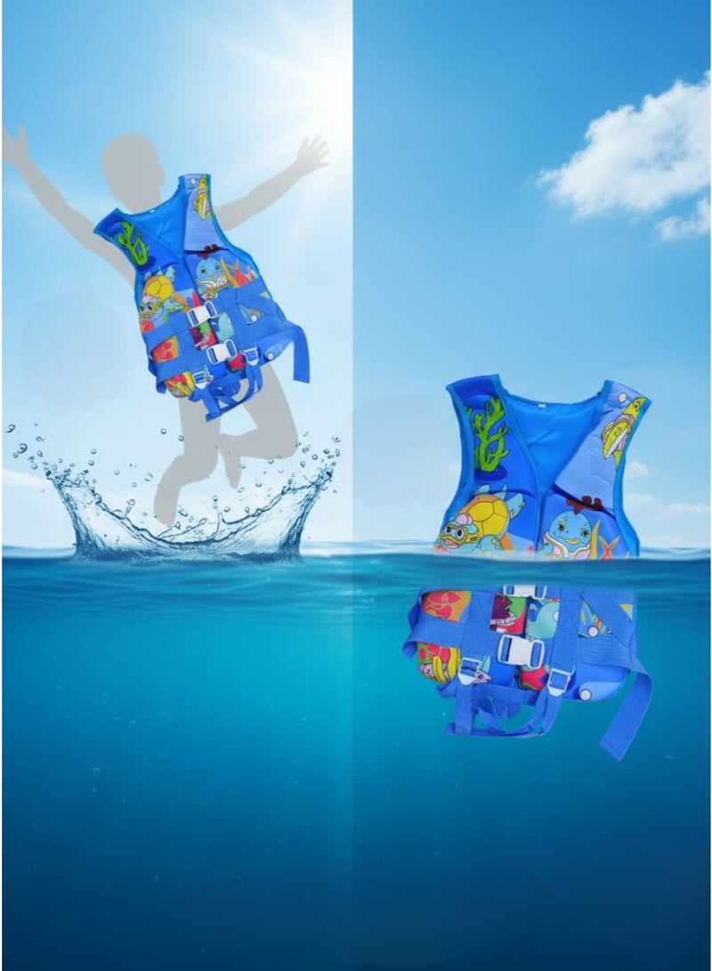 REBENUO Kids Swim Vest, Toddler Swim Vest, Kids Swim Vest for 2-4 Years Old Children for Swimming at the Beach/Pool, Medium Size - Image 2