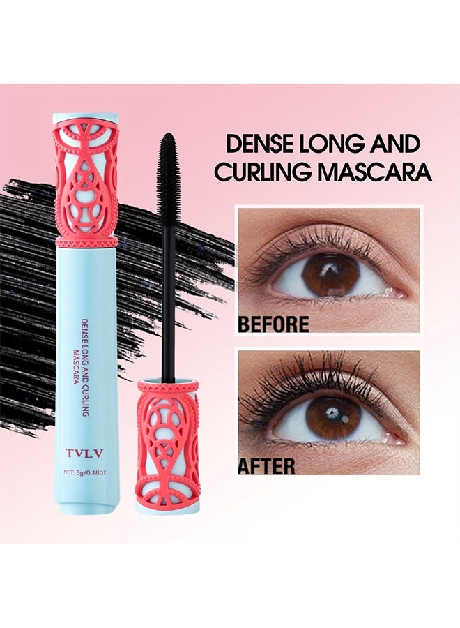 تي في ال في TVLV أسود إطالة وحجم ماسكارا، مقاومة للماء ومضادة للقطع للعيون الكبيرة الديناميكية، 5g - Image 2