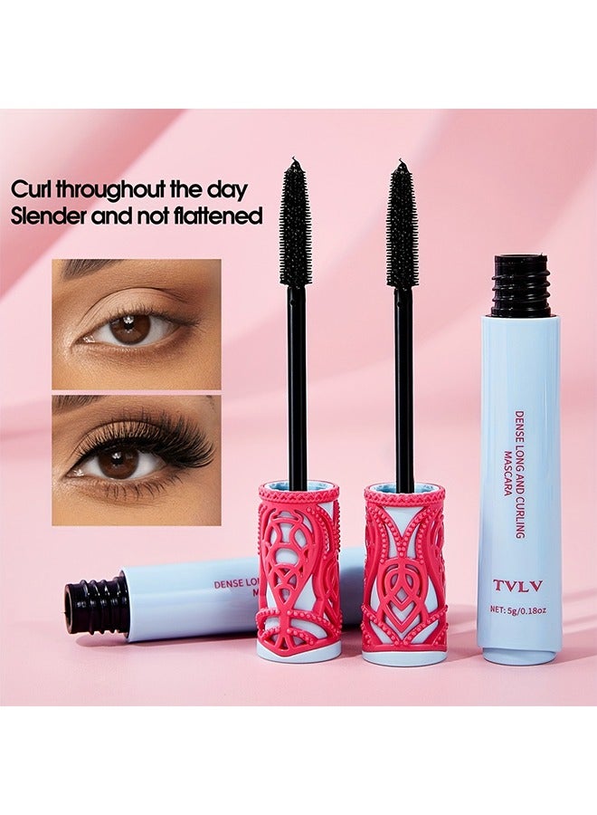تي في ال في TVLV أسود إطالة وحجم ماسكارا، مقاومة للماء ومضادة للقطع للعيون الكبيرة الديناميكية، 5g - Image 3