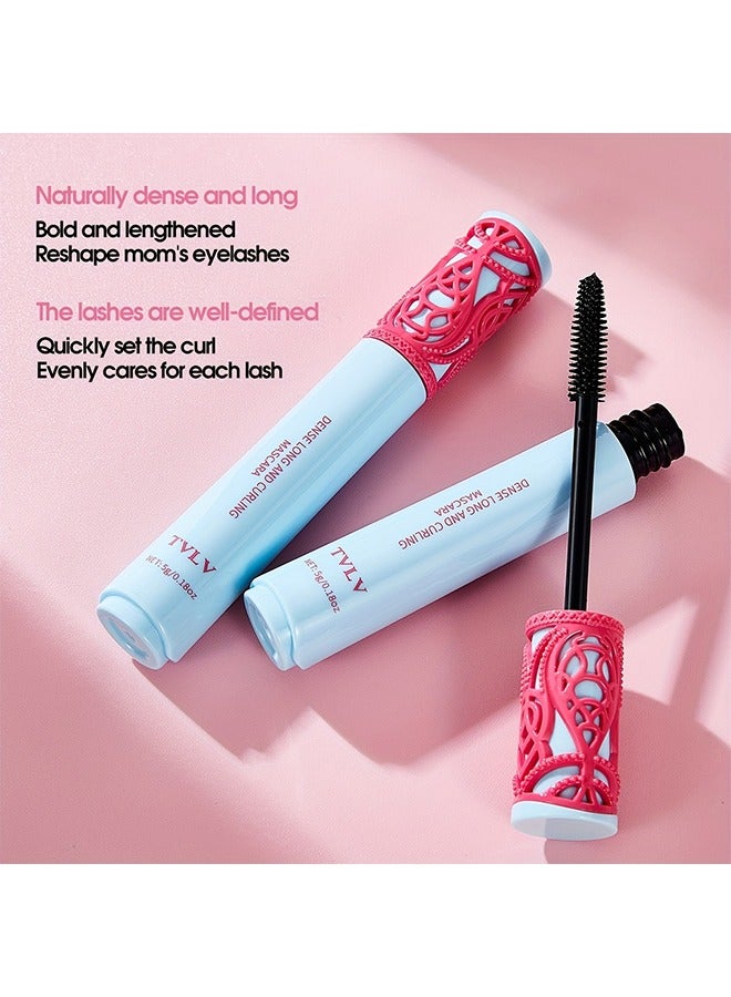 تي في ال في TVLV أسود إطالة وحجم ماسكارا، مقاومة للماء ومضادة للقطع للعيون الكبيرة الديناميكية، 5g - Image 4