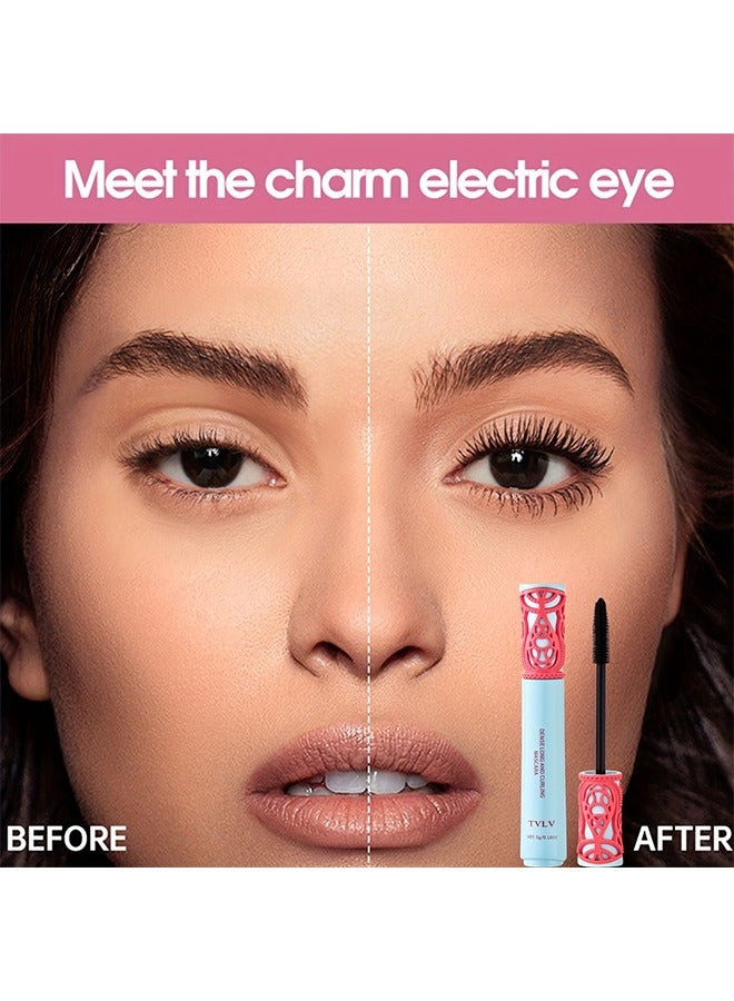 تي في ال في TVLV أسود إطالة وحجم ماسكارا، مقاومة للماء ومضادة للقطع للعيون الكبيرة الديناميكية، 5g - Image 5