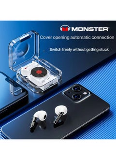 Monster MONSTER XKT01 Wireless Bluetooth Headset Semi-in-Ear Music Game Headset Bluetooth 5.2  - Image 5