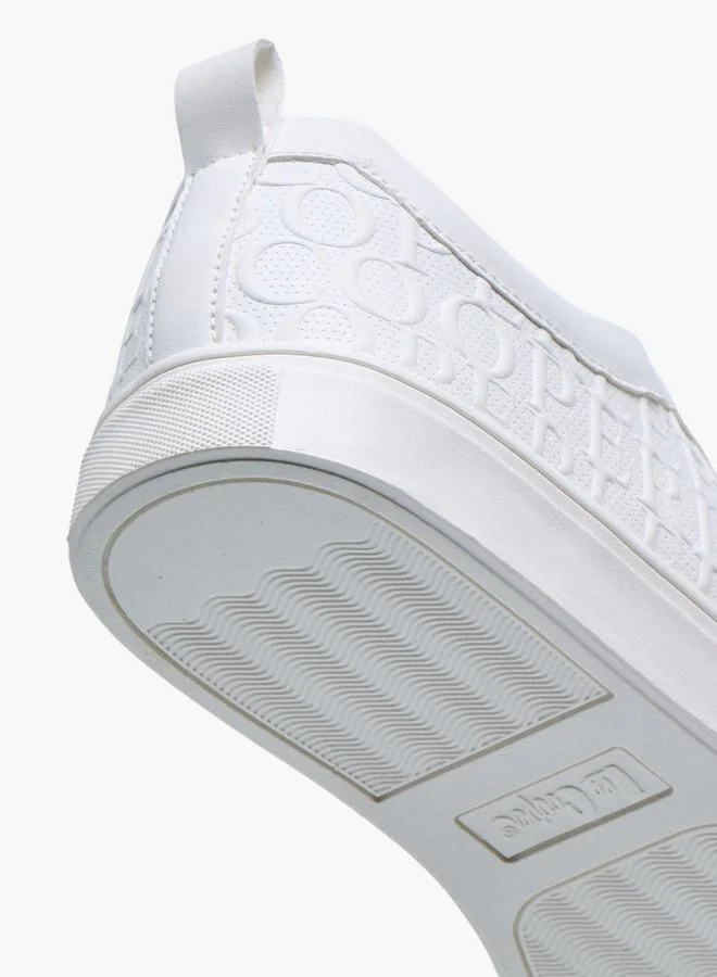 لي كوبر Men's Embossed Slip-On Loafers