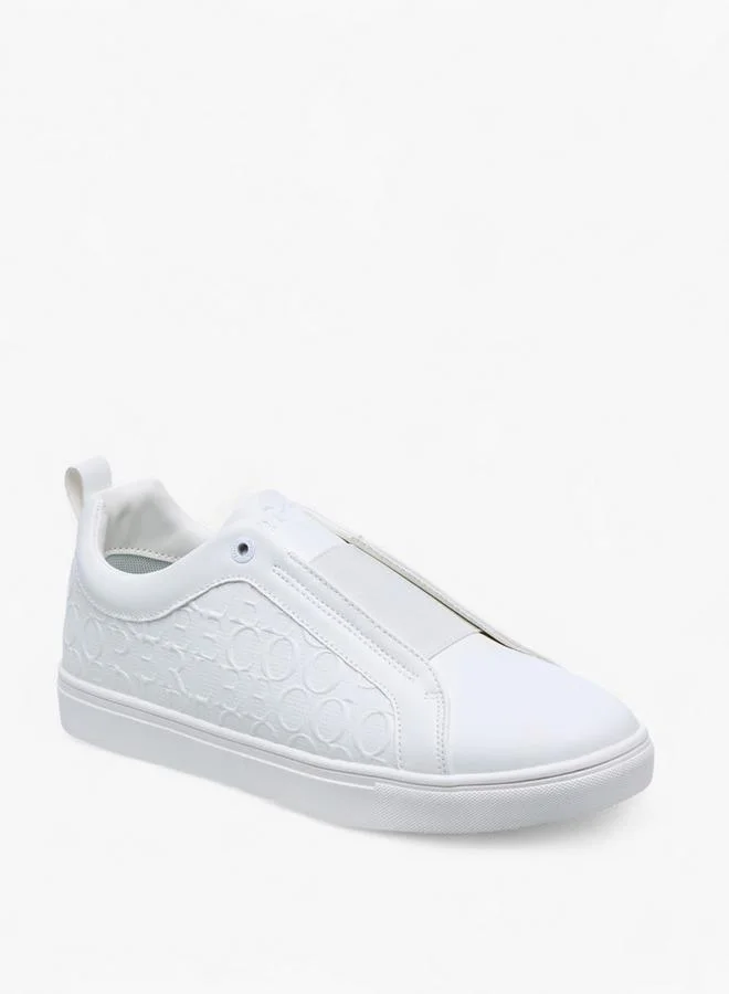 لي كوبر Men's Embossed Slip-On Loafers