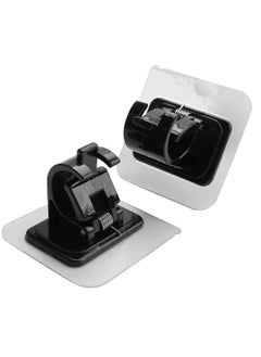 Generic Self Adhesive Holder Hooks (Black)  - Image 1