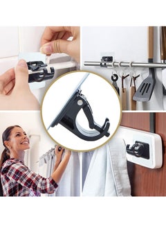 Generic Self Adhesive Holder Hooks (Black)  - Image 3