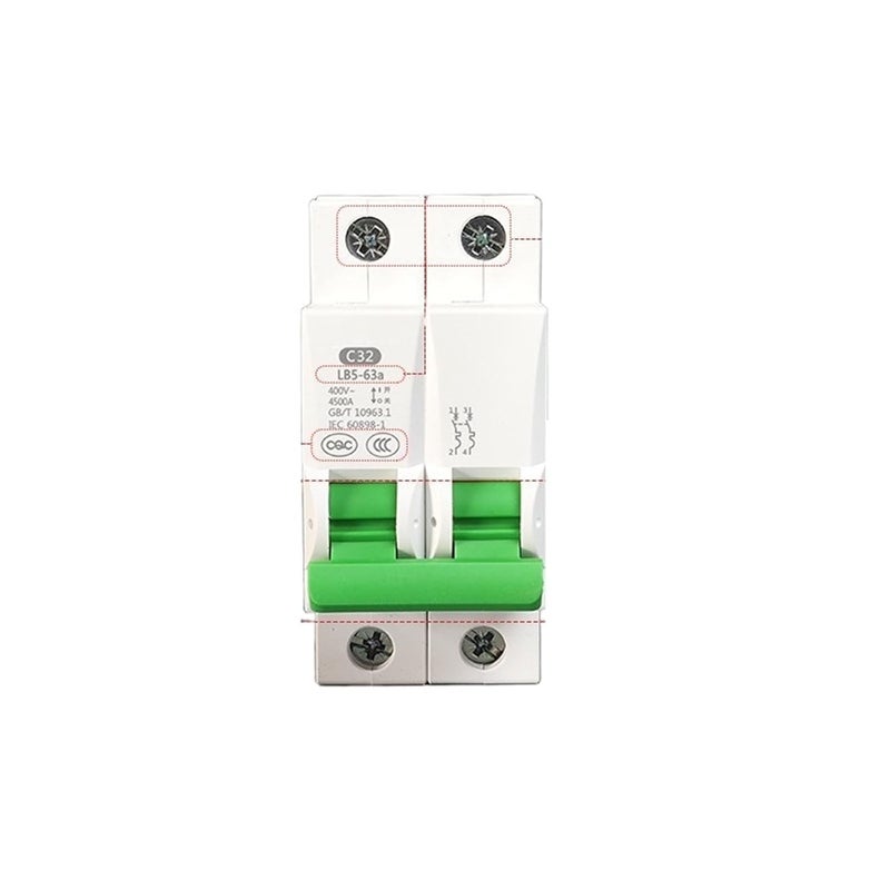 Circuit Breaker, Circuit Overload Protection Household Mini Circuit Breaker Automatic Transfer Switch Over(63a,3) - Image 3