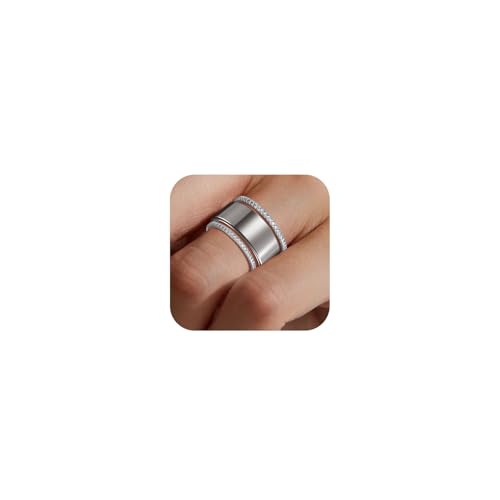ZOOROO 2-Pack 14K Gold Plated Stacking Rings for Oura Gen 4/Oura Gen 3, Cubic Zirconia Simulated Diamond Oura Ring Stack for Women - Image 2