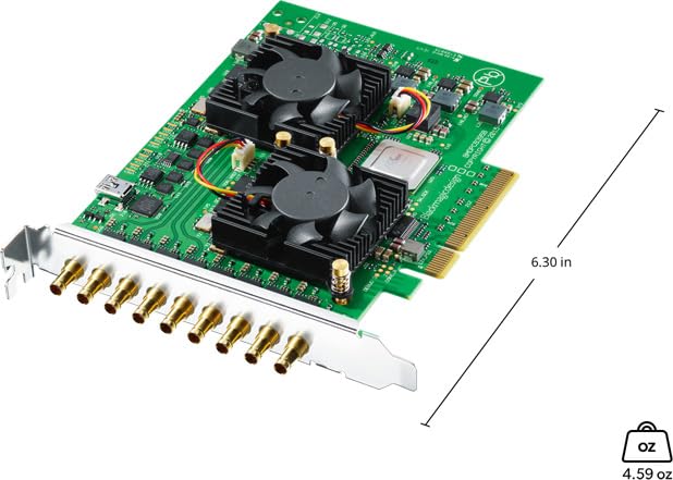 Blackmagic Design DeckLink Quad 2 PCIe Capture and Playback Card, Up to 1080p60, 8 Channel 3G-SDI (BDLKDVQD2) - Image 3