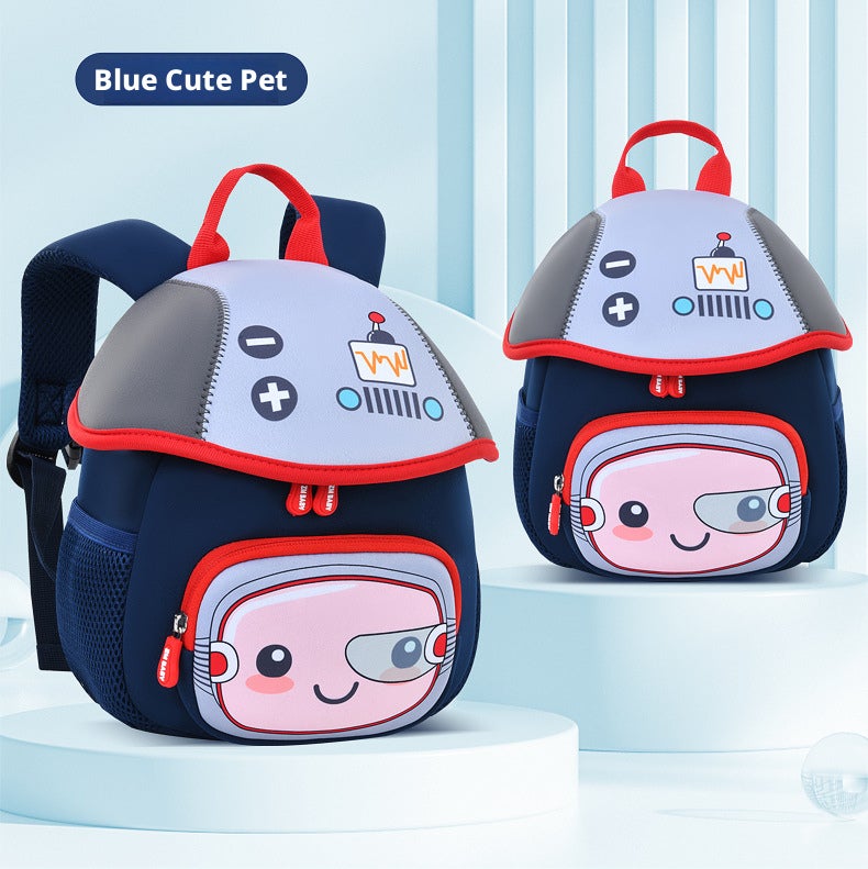 Sesame Baby Kindergarten Backpack Cute Cartoon Anti-Lost Boys Girls Neoprene Bag - Image 1