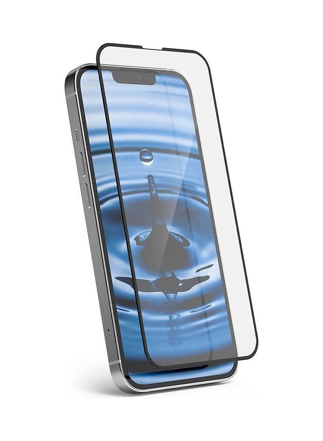 Full Cover Glass Screen Protector For iPhone 13/iPhone 13 Pro 6.1-inch Black - Image 1