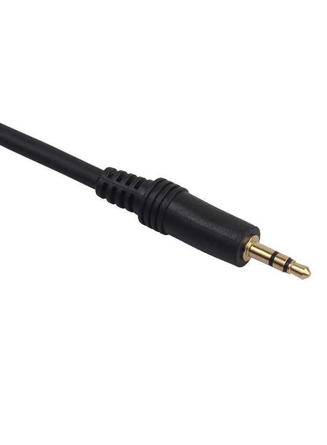 3-Pin XLR Female To 3.5mm Male Stereo Audio Cable Black/Blue - Image 3