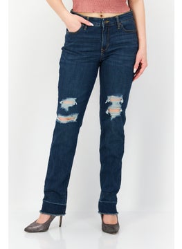Gloria Vanderbilt Women Slim Fit Wash Stretchable Denim, Indigo  - Image 1