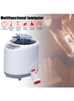 HUATOL HUATOL Sauna Steamer Pot 2L Home SPA Fumigation Steam Machine with Remote Control Portable Steam Generator Spa Machine for Body Detox  - Image 2