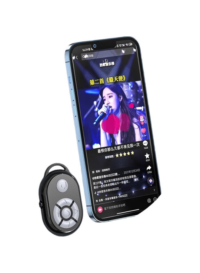 Lingchen Bluetooth Remote Control For Smartphone Selfie Beauty Camera, Short Video Recording, Remote Operation, Compatible With Apple And Android Phones - Image 2