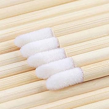 50 قطعة فرش شفاه disposable بمقبض خشبي لمستحضرات التجميل لتطبيق أحمر الشفاه وفرش لمعان الشفاه لتطبيق تمديد الشفاه - Image 4