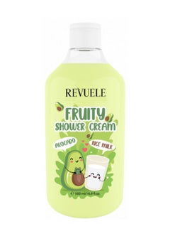 Revuele Fruity Shower Cream Avocado And Rice Milk 500ml