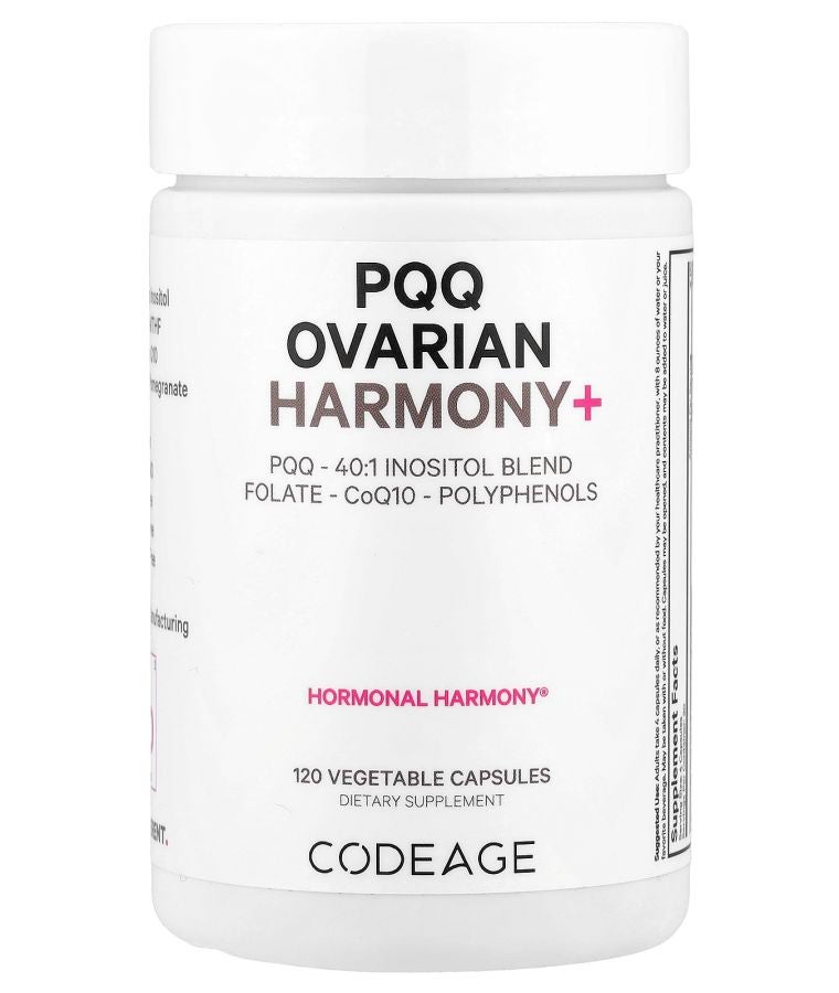 Codeage PQQ Ovarian Harmony+  120 Vegetable Capsules