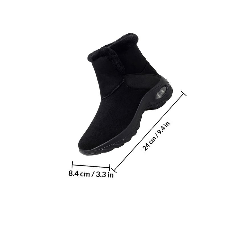 1 Pair Fashion Winter Woman Versatile Snow Boots Warm Snow Boots - Image 2
