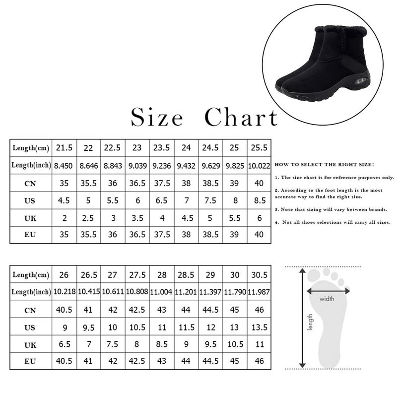1 Pair Fashion Winter Woman Versatile Snow Boots Warm Snow Boots - Image 3