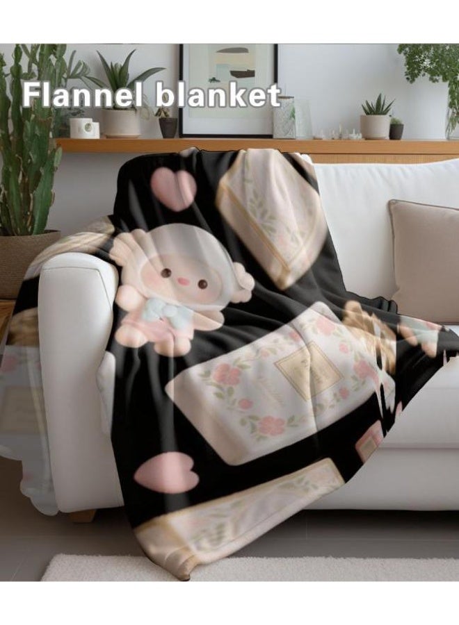 general Baby and children's cartoon flannel thin blanket (warm and comfortable, suitable for sleep, game use) 70cm*100cm - Image 5